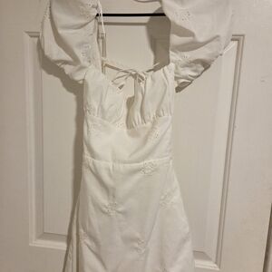 Zara White Mini Dress
